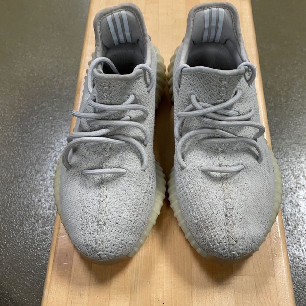 Slightly worn but authentic Yeezy Boost Size 7.